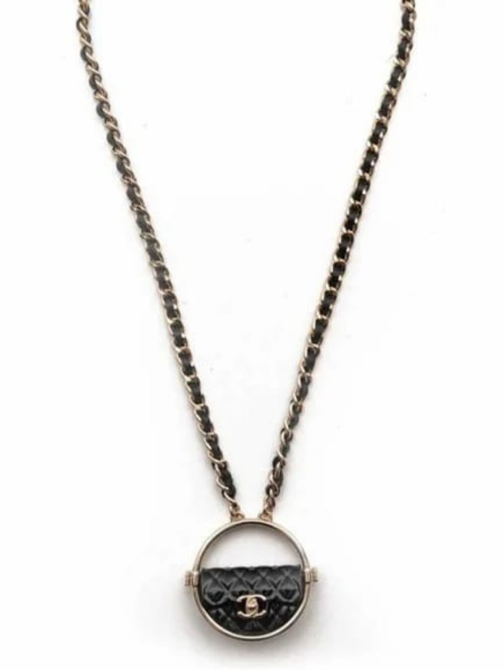 Chanel Mini Bag Resin Nexcklace